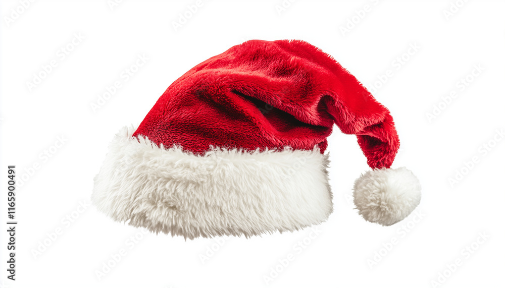 isolated santa cap isolated santa cap