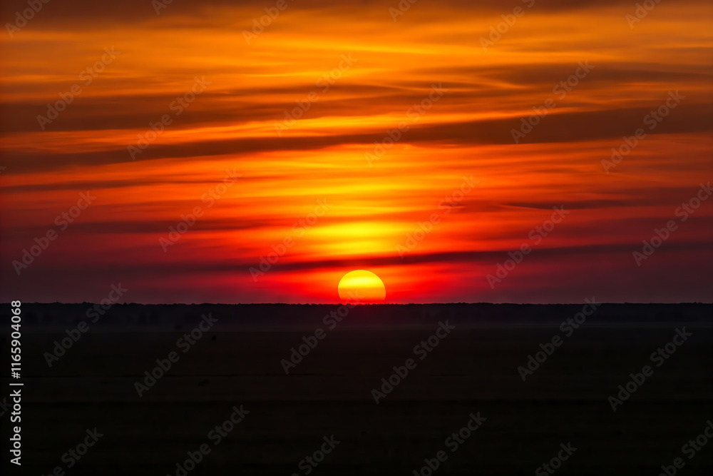Golden hour sunset illuminating ocean waves crashing on sandy sea beach with colorful cloud sky Golden hour sunset illuminating ocean waves crashing on sandy sea beach with colorful cloud sky