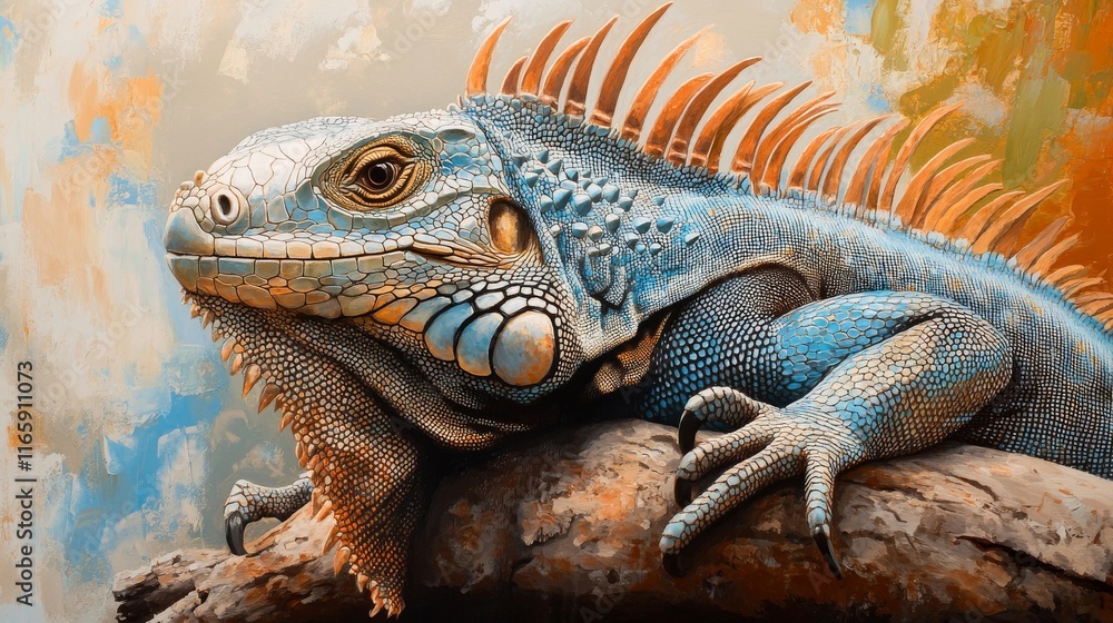 Fototapeta premium beautiful Iguana