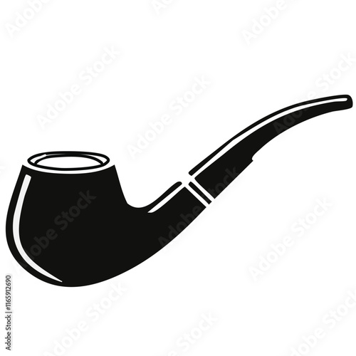 tobacco pipe illustration