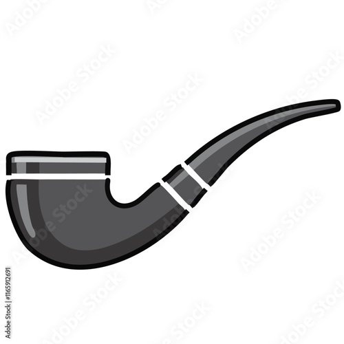 tobacco pipe illustration