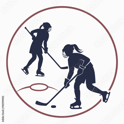 hockey player silhouette