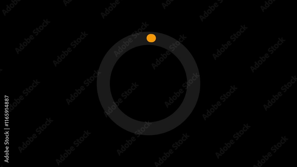 Circle Loading or Progress Bar Animation. load wheel animation. Loading ...