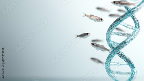 Crystal Fish Sacred Pattern Modern Design