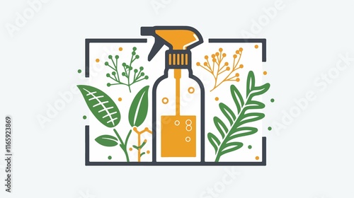 Fungicide Icon Transparent Vector Isolated - Flat Design for Agriculture and Protection Concepts