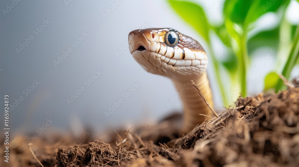 Fototapeta premium Serpentine Beauty Natural Elements