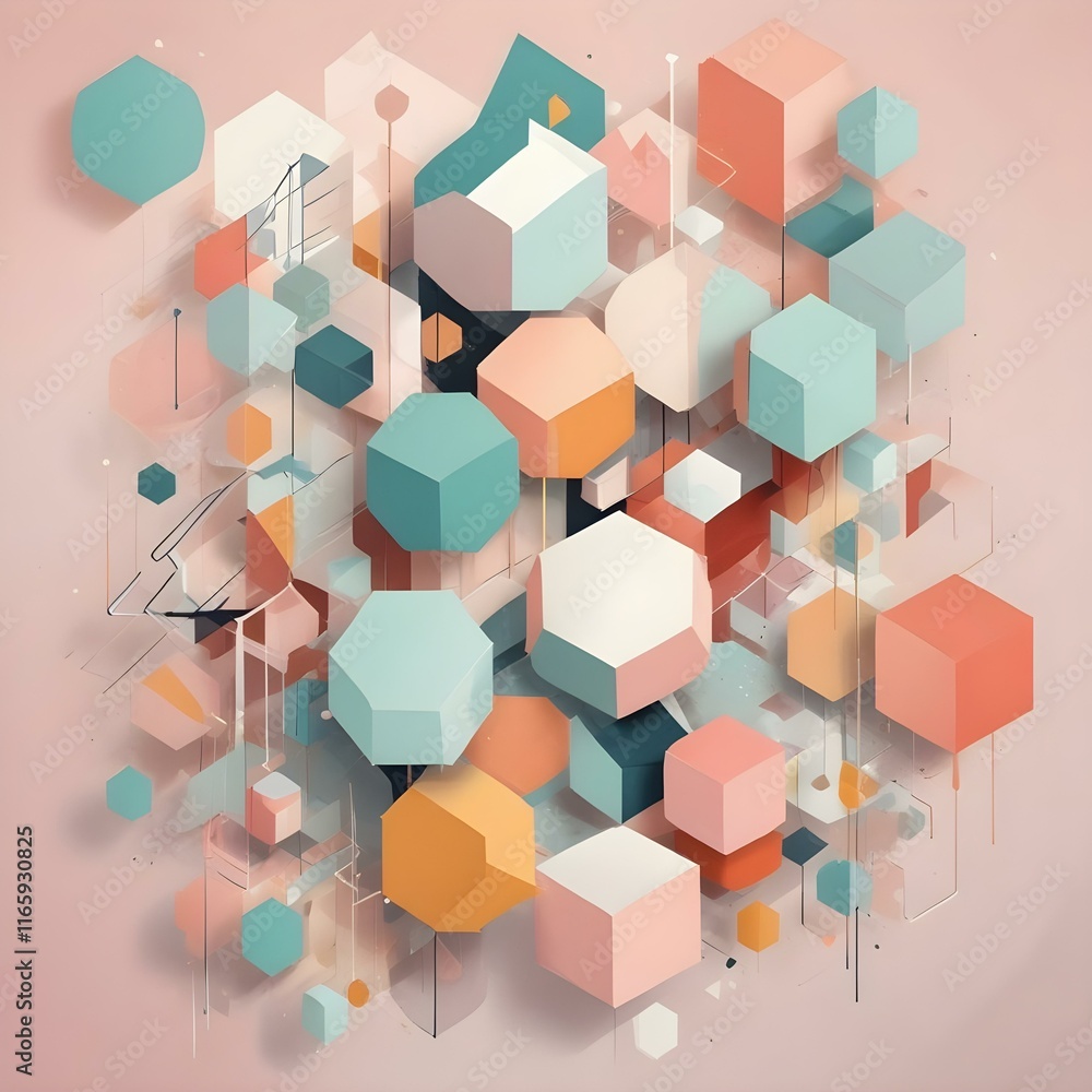 Obraz premium 3d render of a building