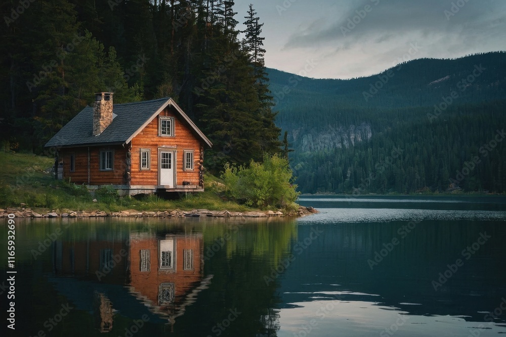 Small house by the lake Small house by the lake