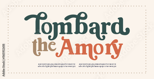 Elegant awesome alphabet letters font and number. Classic Lettering Minimal Fashion Designs. Typography fonts regular uppercase and lowercase. vector illustration
