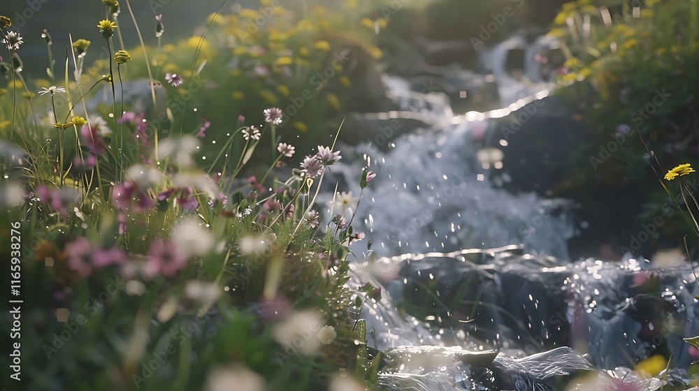 A waterfall is a breathtaking natural phenomenon where water flows over a vertical drop or series of drops in a river or stream. Nestled amidst lush greenery or rugged terrains, waterfalls captivate w