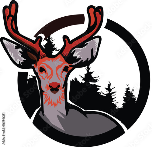 Fototapeta deer vallery