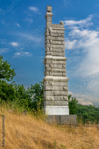 monument on a hill