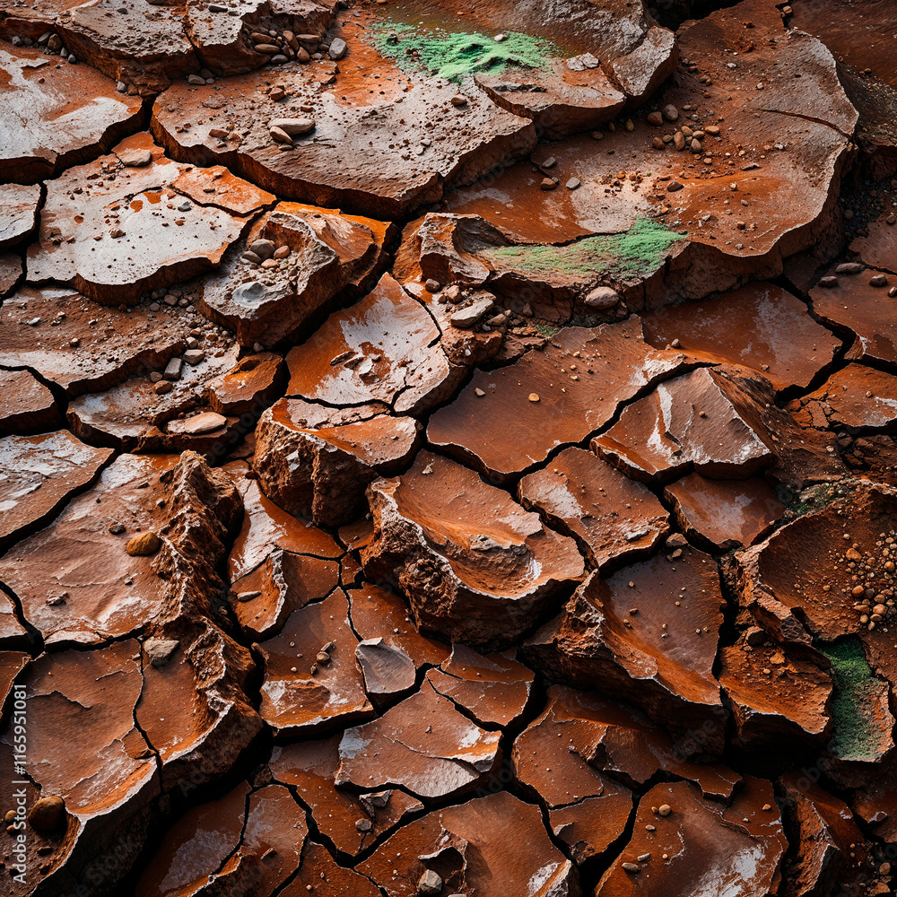 Eroded Mud Cracks Eroded Mud Cracks