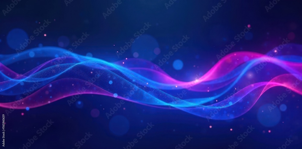Dark blue abstract, ultraviolet neon glow, blurred light waves, glow, psychedelic, technology Dark blue abstract, ultraviolet neon glow, blurred light waves, glow, psychedelic, technology
