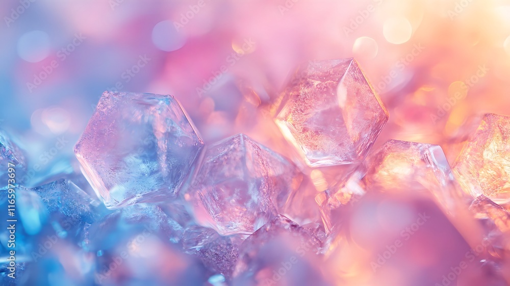 Prismatic Gem Stones Forming Mesmerizing Crystalline Pattern Prismatic Gem Stones Forming Mesmerizing Crystalline Pattern