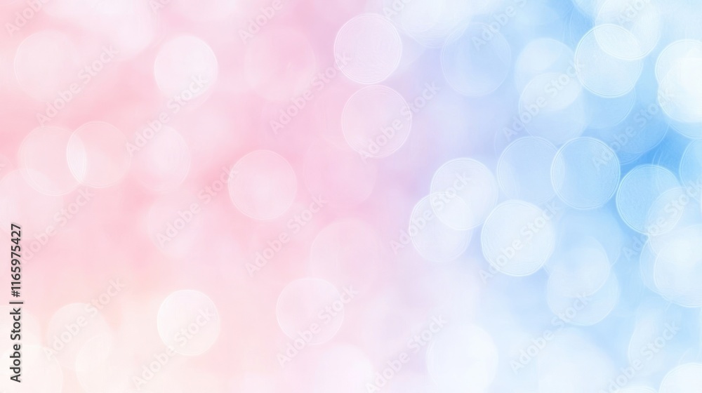 Obraz premium Gentle pastel colors blend into a calming bokeh background ideal for artistic or relaxing settings