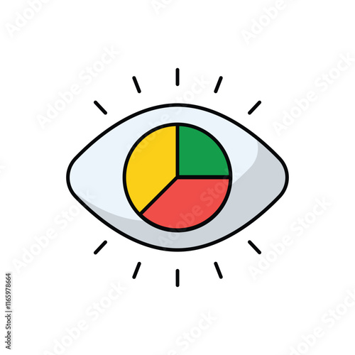 Business Vision vector icon