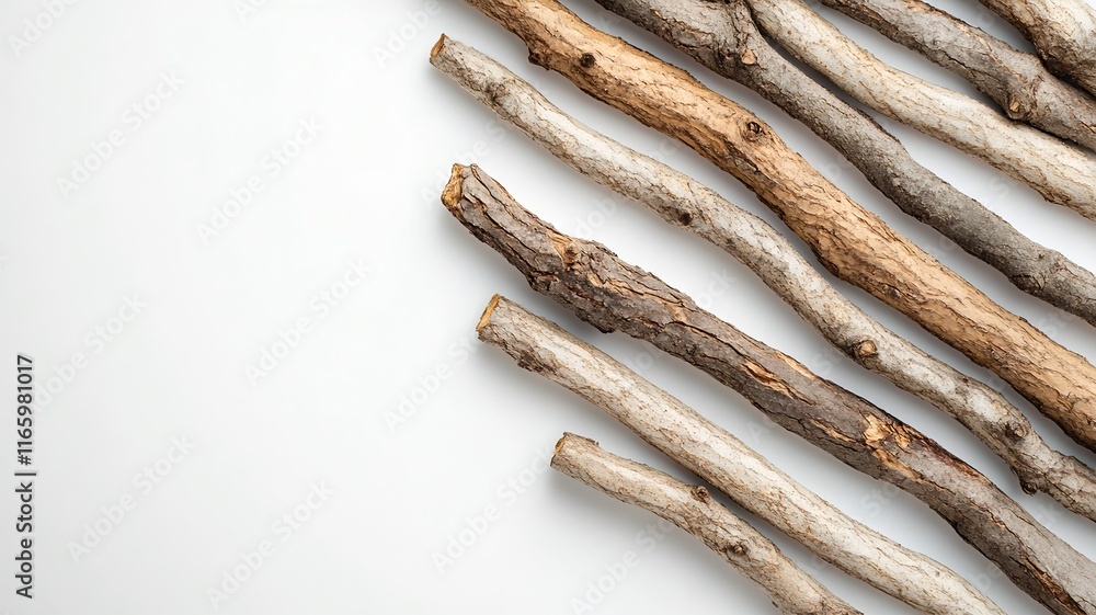 Pile of Wooden Sticks and Branches Natural Rustic Background Pile of Wooden Sticks and Branches Natural Rustic Background
