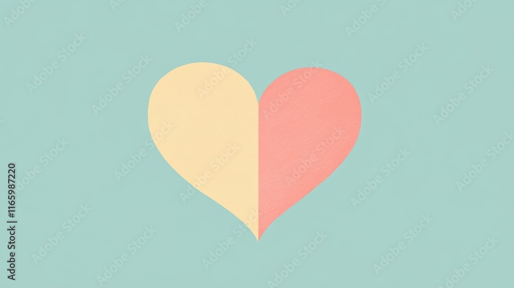 Affection flat design side view elegant theme animation colored pastel Affection flat design side view elegant theme animation colored pastel