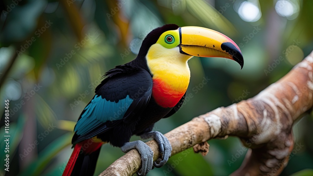 Naklejka premium a beautiful Toucan