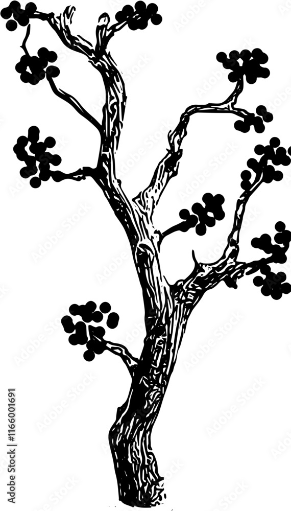 Naklejka premium tree with roots