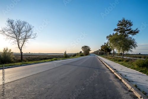 Wallpaper Mural 
beautiful empty asphalt daytime mockup Torontodigital.ca