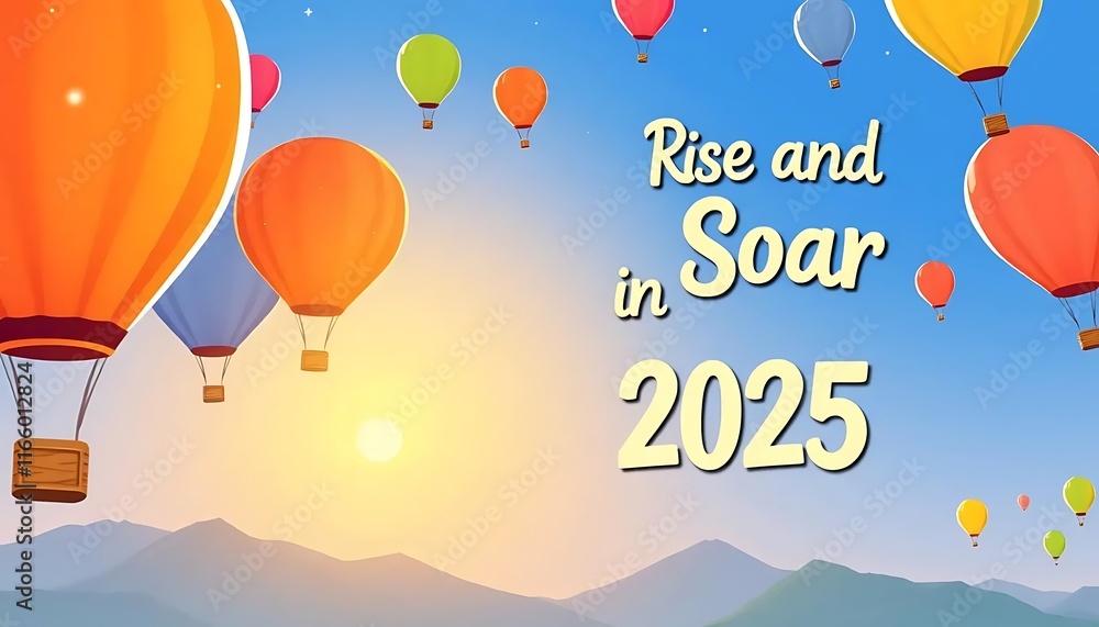 Obraz premium happy new year 2025