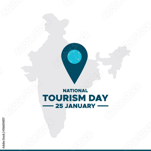 national tourism day vector illustration, national Tourism Day social media post .international tourism day poster design hand lettering .Travel concept background.