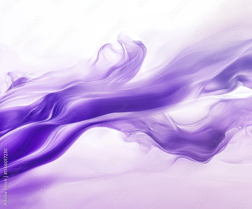 Abstract fluid waves, ethereal purple and white gradients, smoky textures, flowing energy, cosmic nebula, silk-like ripples, dream-like atmosphere, soft focus, mystical aura, violet hues, wispy curves Abstract fluid waves, ethereal purple and white gradients, smoky textures, flowing energy, cosmic nebula, silk-like ripples, dream-like atmosphere, soft focus, mystical aura, violet hues, wispy curves