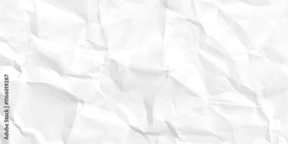 Obraz premium White crumpled paper abstract background texture.