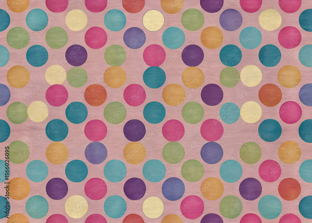Playful polka dots pattern on a pastel background. Playful polka dots pattern on a pastel background.