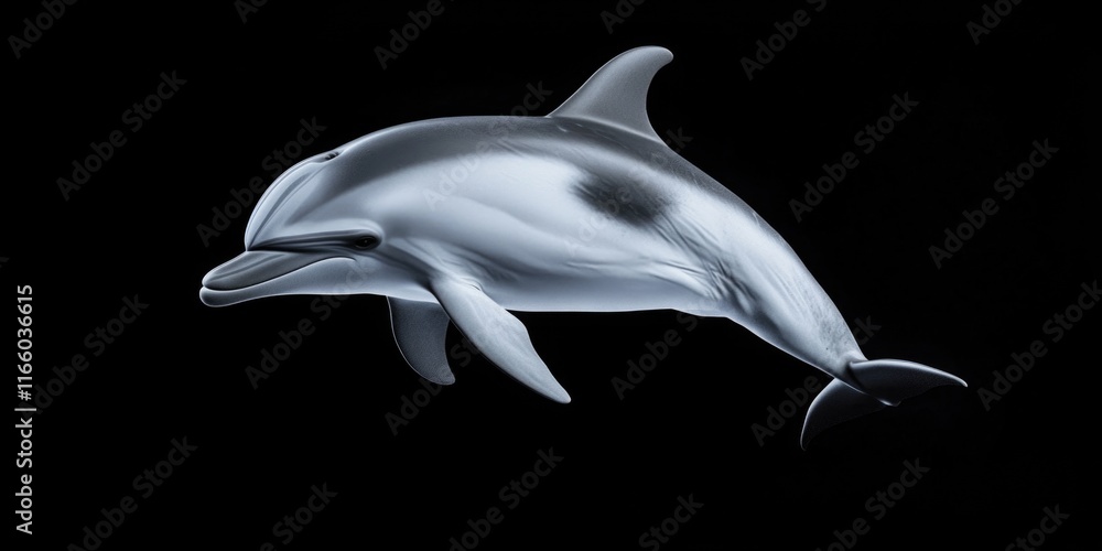 Obraz premium A dolphin jumping out of the water