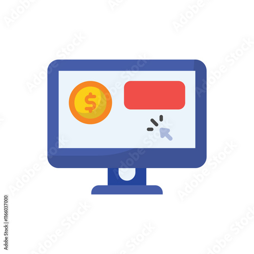 Pay Per Click vector icon