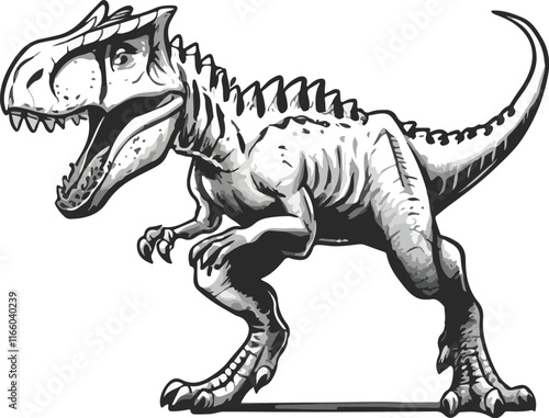 dinosaur vector art and illustration