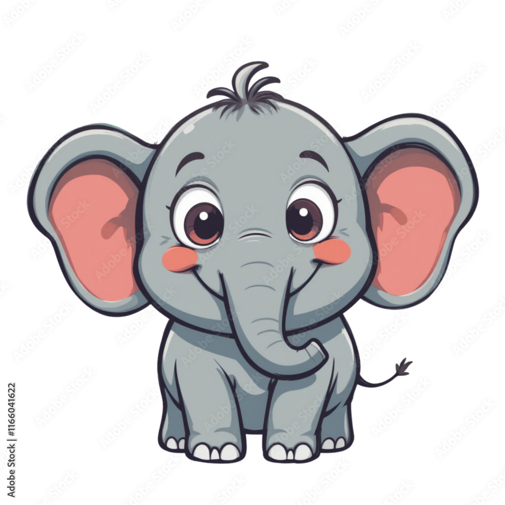 Fototapeta premium elephant cartoon