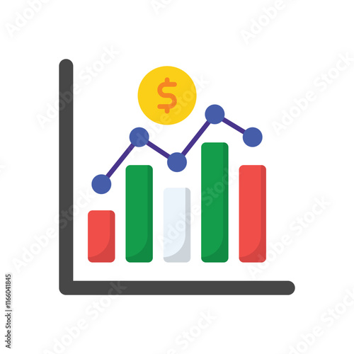 Monthly Profit vector icon