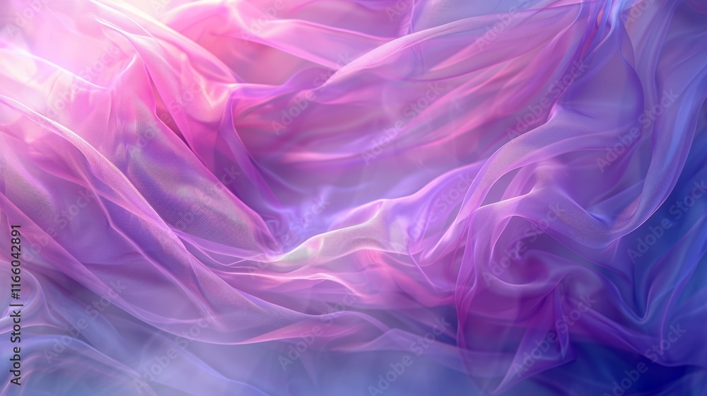 Smooth elegant pink and purple cloth texture forming abstract waves, perfect as a wallpaper or background Smooth elegant pink and purple cloth texture forming abstract waves, perfect as a wallpaper or background