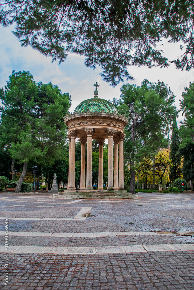 Naklejka premium Park in Lecce in Italy