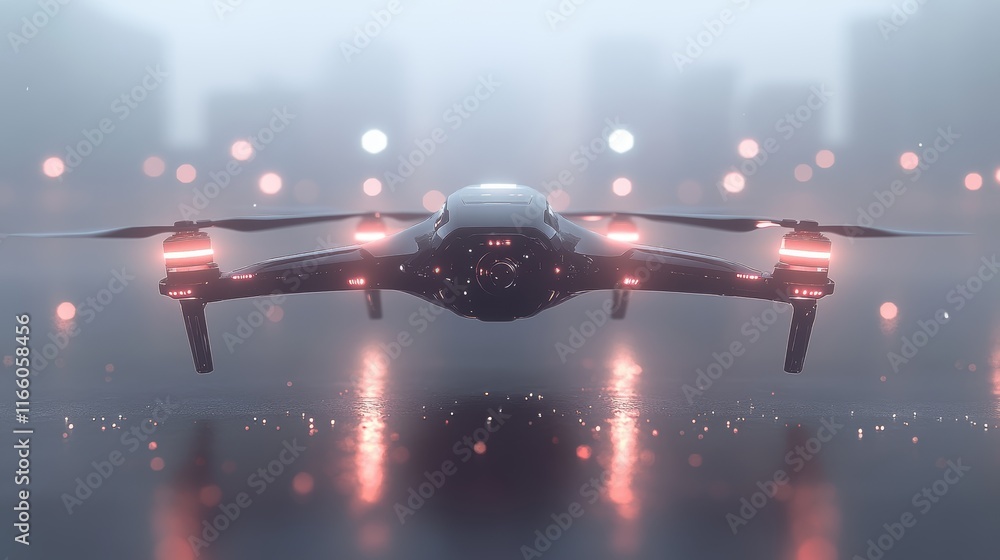 A sleek black drone soaring gracefully over a bustling cityscape showcasing modern architecture and vibrant urban life on a clear sunny day A sleek black drone soaring gracefully over a bustling cityscape showcasing modern architecture and vibrant urban life on a clear sunny day