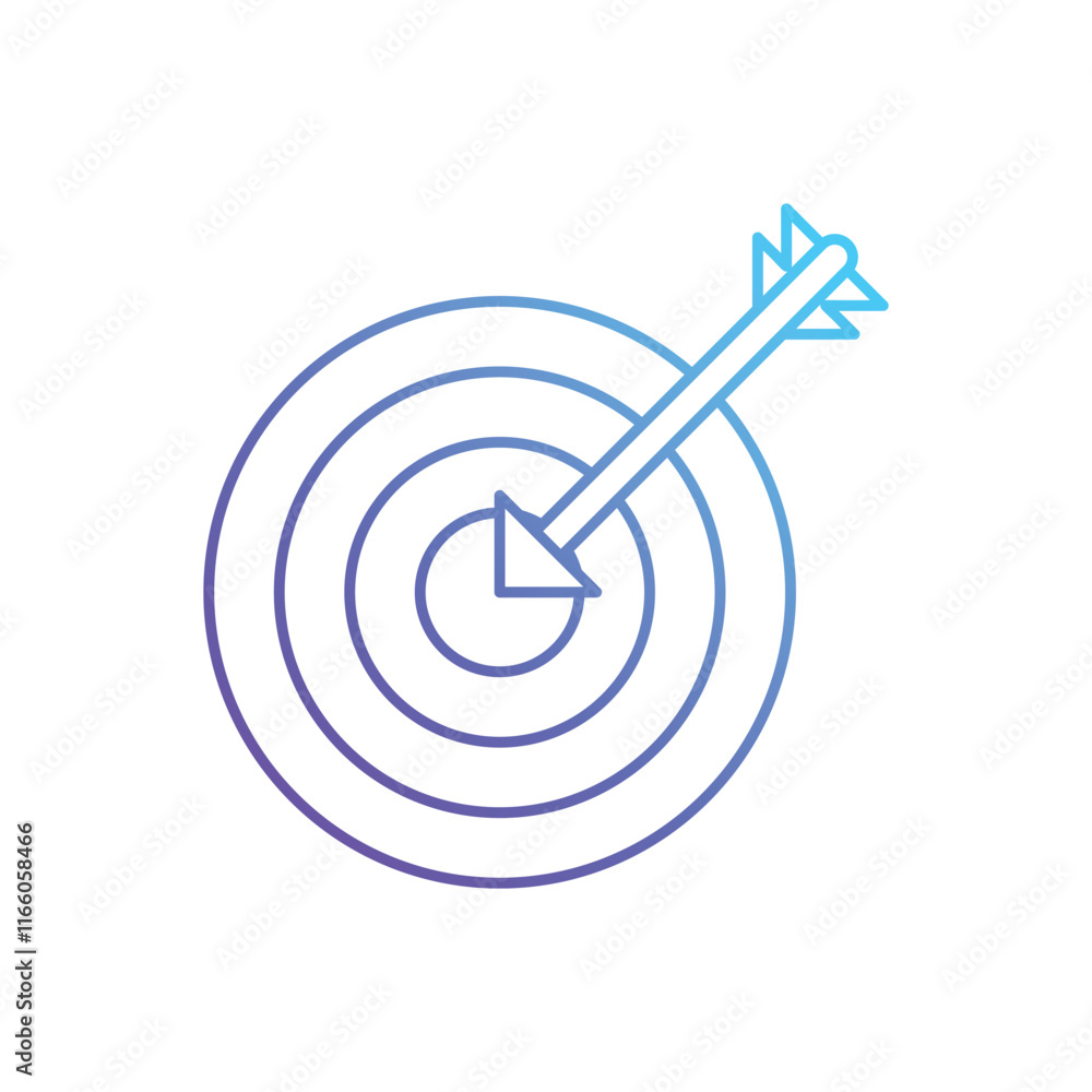 Target vector icon