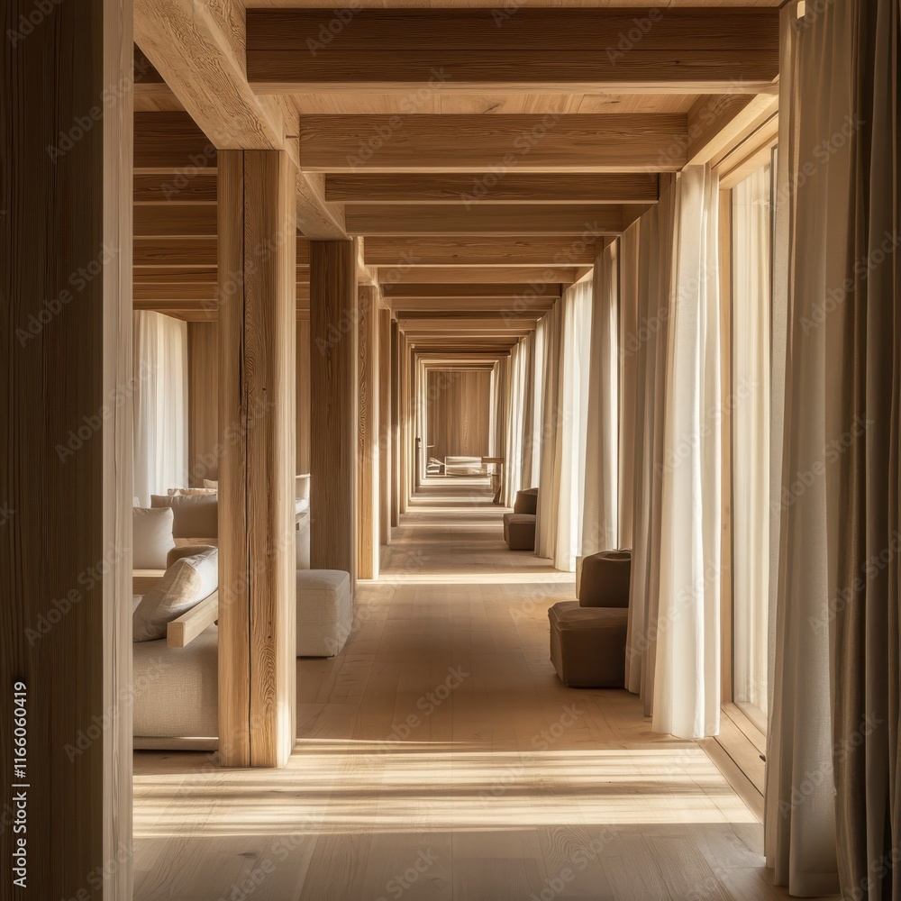 Exploring endless wooden hallway a mysterious location short story surreal environment first-person viewpoint intriguing Exploring endless wooden hallway a mysterious location short story surreal environment first-person viewpoint intriguing