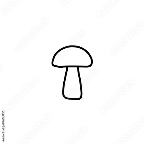 Mushroom Line Icon