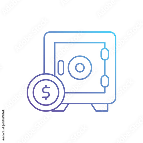 Safebox vector icon