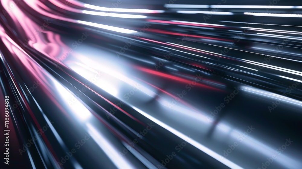 Flowing smooth metallic lines in vibrant pink and blue create an elegant abstract wallpaper, exuding modern energy and dynamic style Flowing smooth metallic lines in vibrant pink and blue create an elegant abstract wallpaper, exuding modern energy and dynamic style