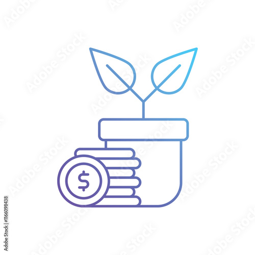 Passive Income vector icon