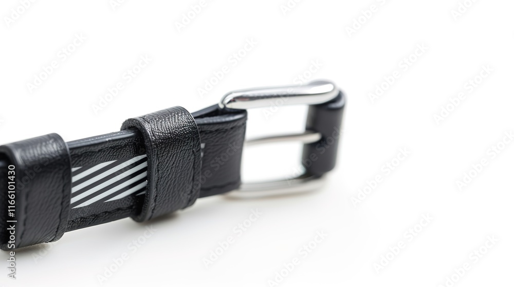 Close-up of a secure medical wristband with barcode, representing patient safety and healthcare security, on a clean white background with copy space. Close-up of a secure medical wristband with barcode, representing patient safety and healthcare security, on a clean white background with copy space.
