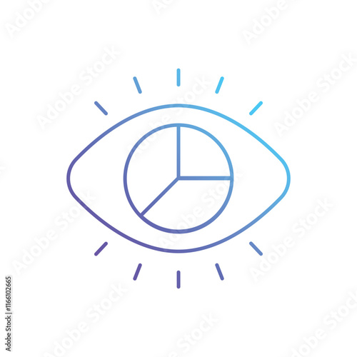 Business Vision vector icon
