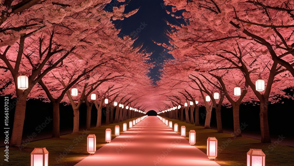 light in the park , AI Generated.
