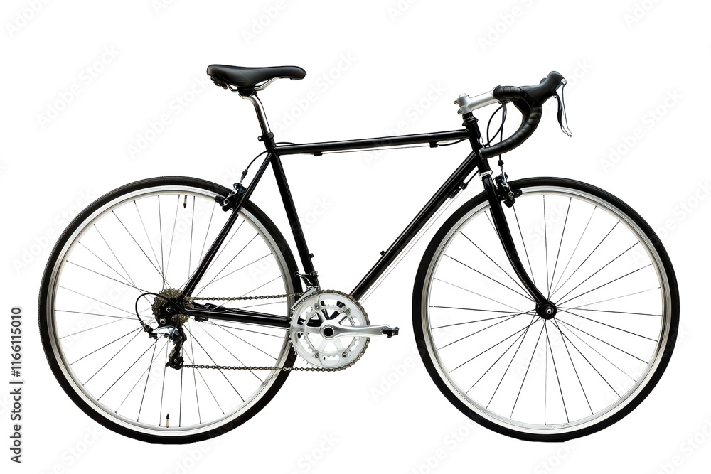 Lightweight Racing Bicycle at the Starting Line Lightweight Racing Bicycle at the Starting Line