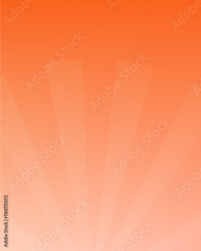 Abstract orange color ray and light effect background. Wallpaper design	